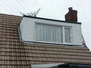 Older window dormer on roof