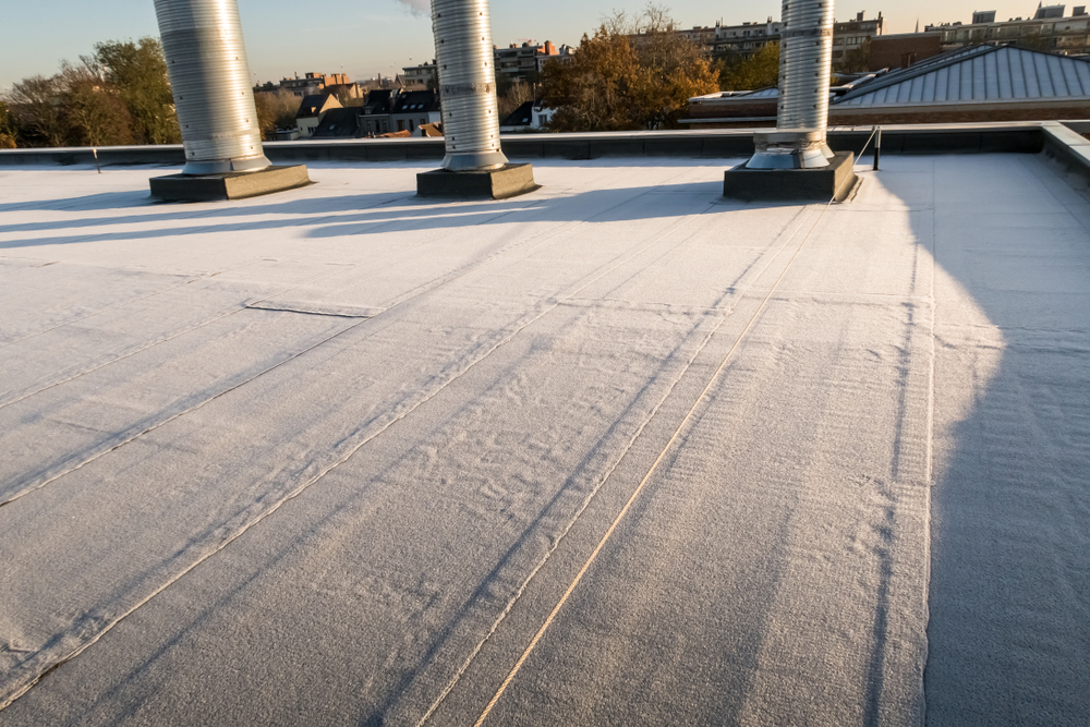 EPDM Rubber Roof Winter