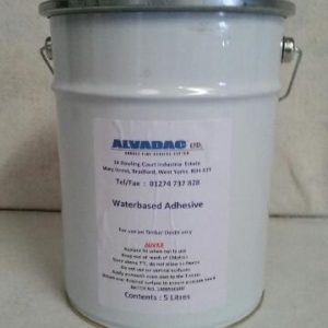 5 Litre Alvadac Waterbased Adhesive