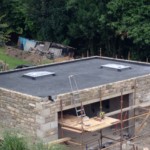 Finished Rubber Roofing Garage Project